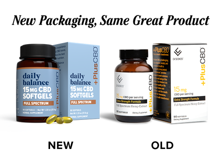 CBD Softgel Capsules 15mg 90ct